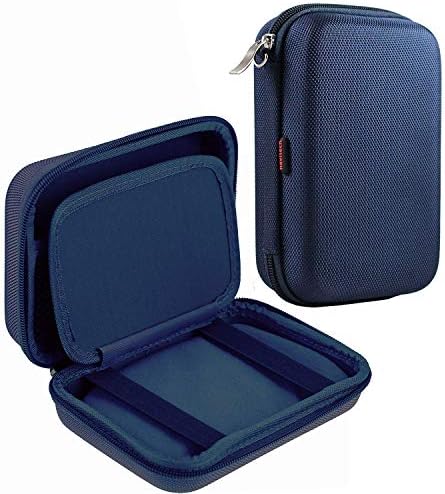 Navitech tamno plava tvrda GPS torbica kompatibilna sa Tomtom Car Sat Nav GO 520, 5