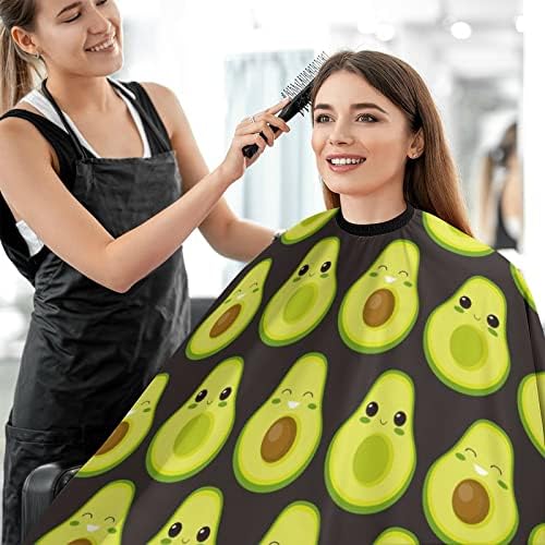 Slatki avokado znakovi brijač za rezanje kose Kape vodootporni ogrtač sa podesivim zatvaračem učvršćivanje Frizerskih boja