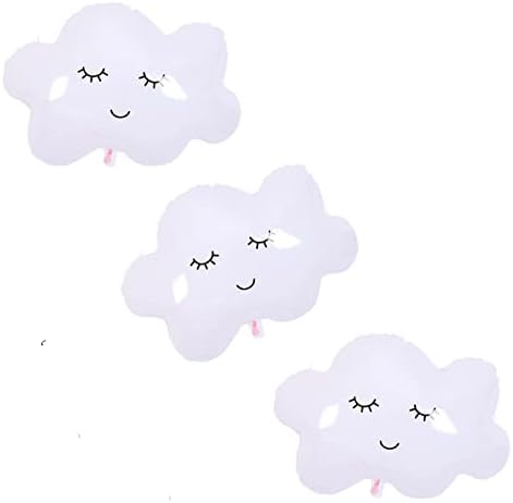 5pcs Bijeli oblak Myar Baloni Veliki baloni folije u obliku oblaka za rođendanski tuš za bebe vjenčani cloud cloud coild county carcores