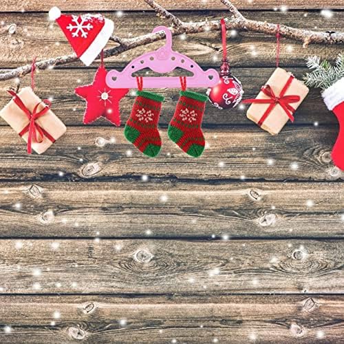 COHEALI 30 PCS Dress Recks Clo Mini vešalica Haljini praktični kreativni kaput viseći mali stalak za božićne plastične minijaturne obrtnike za obrtni dodaci za oblaganje Hangerpink Outfit čarapa