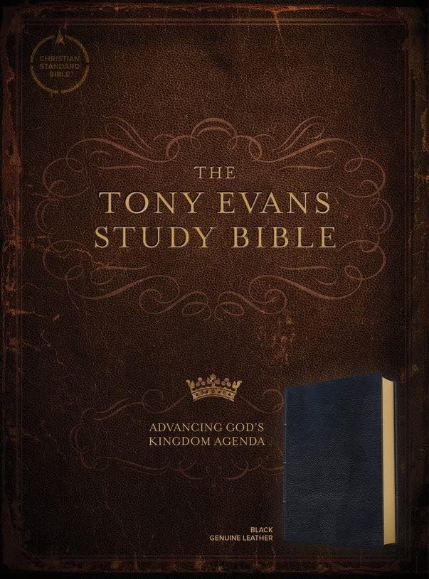 Personalizirani biblijski Custom CSB Tony Evans Studij Biblijsko crnu originalnu kožu Poklon po mjeri za krštenja Rođendani Proslave