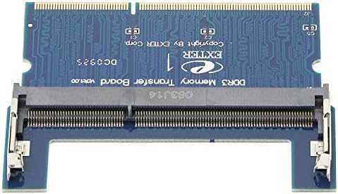 Laptop DDR3 So-DIMM do Desktop DIMM memorijski RAM adapter, Gelrhonr Desktop PC memorijske kartice Converter, 1.5V (obrnuto) plavo