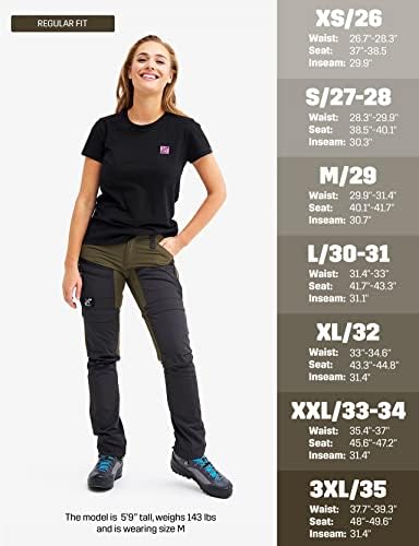 RevolutionRace ženski GP Pro zatvarače pantalone, izdržljive, ventilirane i konvertibilne hlače za sve aktivnosti na otvorenom