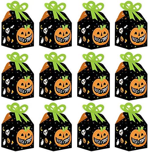 Velika tačka sreće Jack-Lantern Halloween - kvadratni poklon kutije - Dječja bomba za luk za Halloween - set od 12