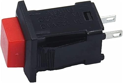 Micro prekidač 10pcs DS-429 Nema resetiranja prekidača kvadratnog prekidača NC DS-431 3A / 125VAC Prekidač za samo-zaključavanje gumba