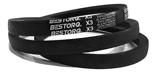 BestorQ 8V1800 gumeni remen, omotan, crni, 180 Dužina x 1 širina x 0,96 visina, paket od 5