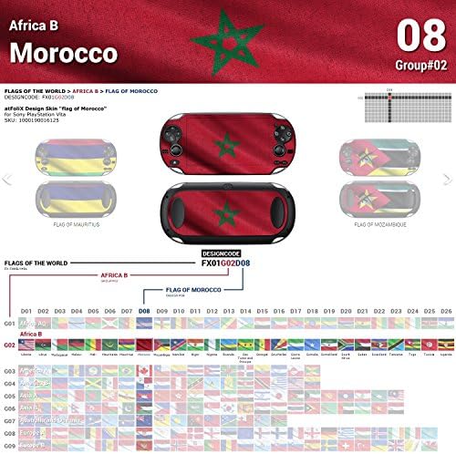 Sony PlayStation Vita dizajn kože zastava Maroka naljepnica naljepnica za PlayStation Vita