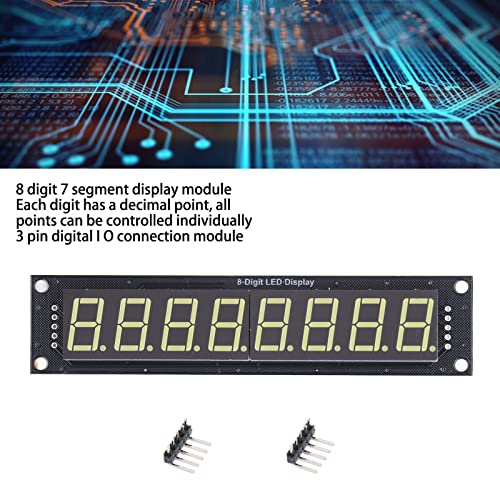 8-Cifrena cijev 7 segmentni LED displej modul 74hc595 drajver Optoelektronski PCB 3-pinski digitalni I O modul bijeli 0,56 in 5V