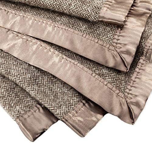 Spencer & Whitney Bed bacaje ćebad od vunene pokrivač smeđa birnica bacanje pokrivač velike vunene pokrivene kraljice za krevet
