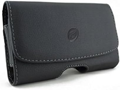 Clip Case Real Kožni poklopac torbice za torbice Kompatibilne sa LG G Flex - K51 - K92 5G - Q70 - baršun