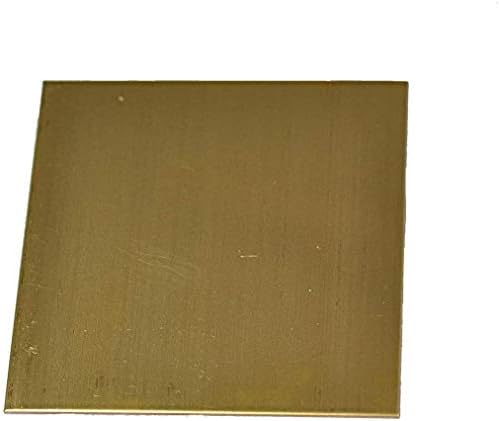HAOKTSB mesing ploča mesing bakar lim ploča Metal sirovo hlađenje industrijski materijali H62 Cu 50mmx50mm, 2 50 50mm čista bakrena