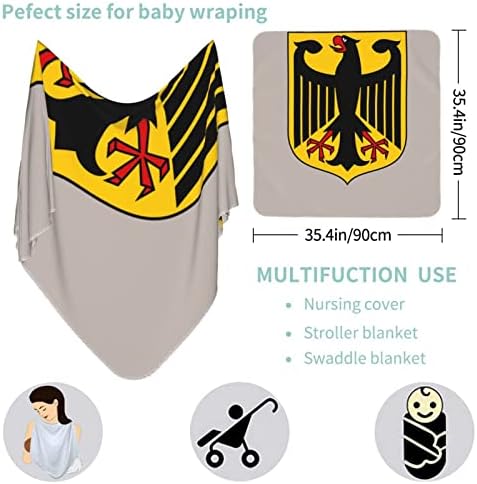 Nacionalni amblem Njemačke bebe pokrivač koji prima pokrivač za novorođenčad novorođenčad omota