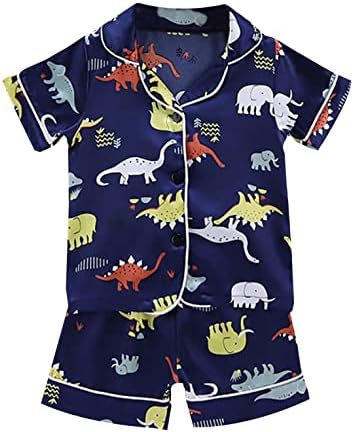 18mo Odjeća mališani dječaci Dinosaur T Dječiji Set šorc odjeća za spavanje dječja košulja odjeća pidžama Pj-ov 18 mjeseci dječak