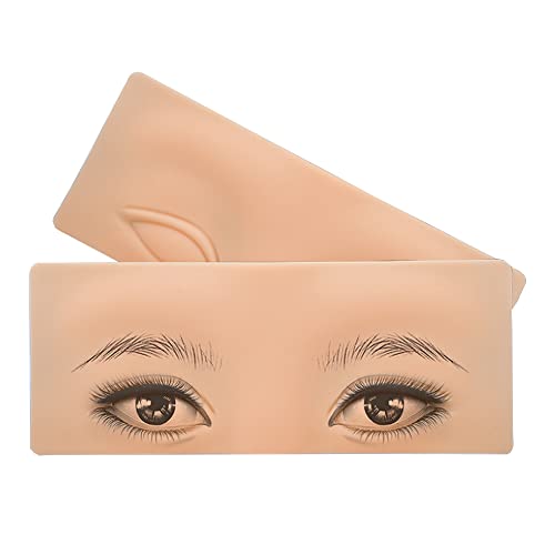 Višekratna 3d kozmetička praksa šminkanja maska podloga za kožu rastvor obrva za oči silikon za Mikrobladingtreining Supply 2kom