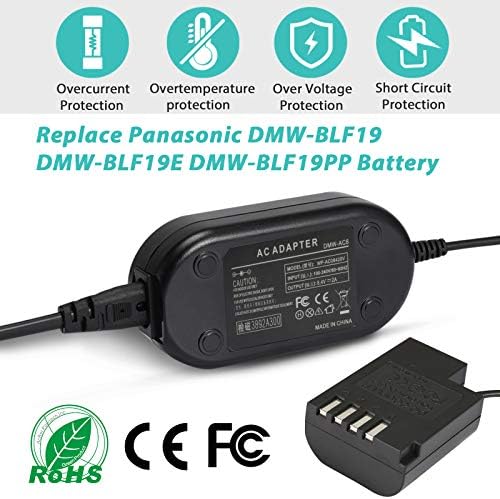 Powever DMW DCC12 DMW AC8 AC električni adapter zamijeniti DMW-BLF19 DMW-BLF19E DMW-BLF19PP baterija za Panasonic Lumix DMC-GH3 DMC-GH4