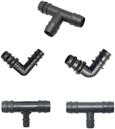 16mm do 8 mm 10 mm Tee priključak Redukter cijevi cijev za cijev za vodu prijelazni spoj za lakat adapter 10pcs