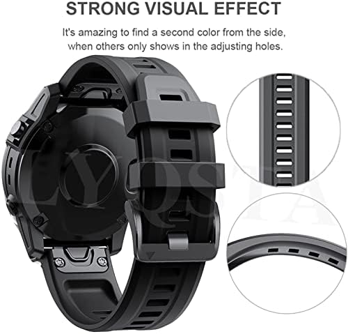 Eidkgd Quickfit 26 22mm Smart Orinigal trake za Garmin Fenix ​​7 7x Epix 6 6x Pro 5 5x 3HR 945 silikonski pametni ručni ručni ručni