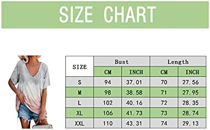 Plus veličine za žene seksi, ženski pleteni pušački rukav vrhovi letnje V izrez T majice Labavi bluzes Dressy casual