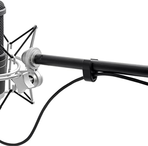 Mikrofon 10pcs plastični klips fleksibilni mikrofon boompole kabel univerzalni govor Mikrofon Držač za klipove za KTV mikrofon pribor