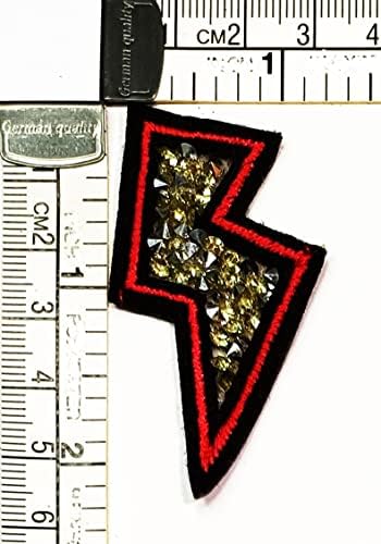 Kleenplus 3kom. Mini prilično slatka bljeskalica vještački dijamant šije željezo na vezene zakrpe crtani film Djeca Djeca modna naljepnica