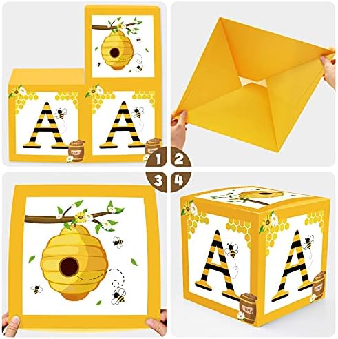 Bee Baby tuš balonski kutije za medeni blokovi Happy Bee Day party potrepštine Što će pčelar biti rod otkrio dekor mamu do pčelinje