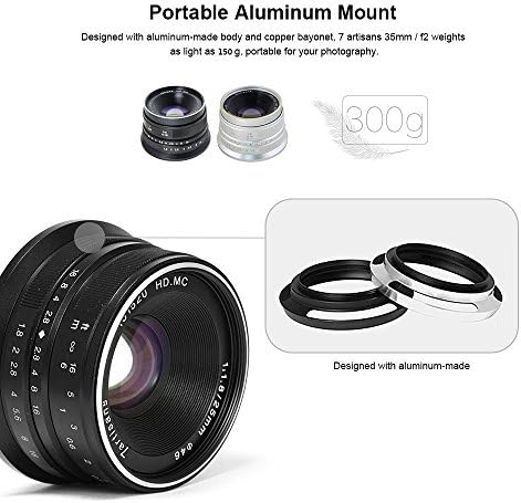 7artizani 25mm F1.8 APS-C okvir ručno fokusiranje Prime fiksno sočivo za Canon EOS-M Mount M1 M2 M3 M5 M6 M10 M50