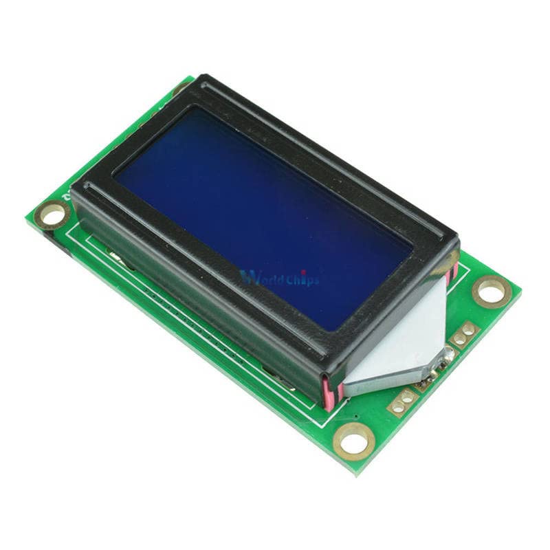 0802 LCD 8X2 LCD ekran LCD ekrana 5V LCM plavi pozadinsko osvjetljenje za Arduino