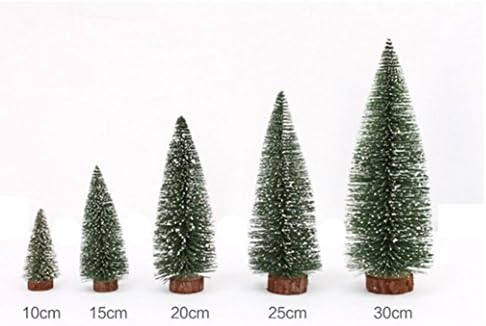 Iezonski božićni ukrasi, mini božićno drvce štap bijeli cedar Desktop male božićno drvce