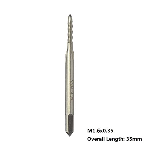 M1-M1.8 Thread Swer Bušilica 6542 Ravna rupa za vijak za flautu Dodirnite bušilica Metrička mašina Stroj Dodirnite 1PCS