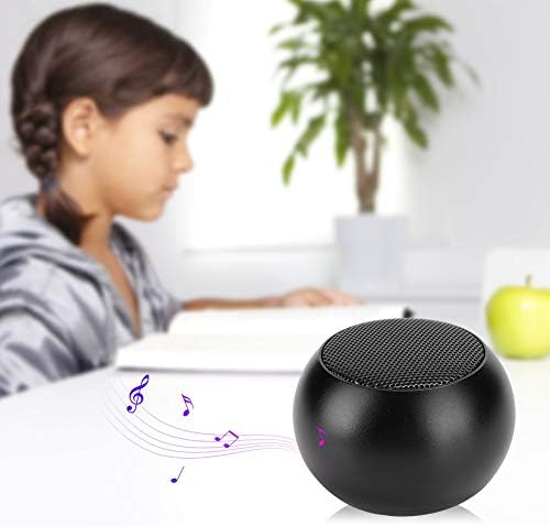 Richer-r Bluetooth zvučnik, BM3D aluminijumski Crni prijenosni Hi-Fi Stereo Bluetooth zvučnik kompaktno tijelo jasan zvuk Hands-Free