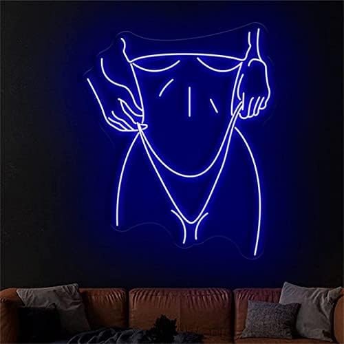 DVTel Sexy Girl Neon potpisao sa LED modeliranje svijetlo svjetlosne slova natplatna akrilna ploča neonski ukrasni svjetlo, 50 * 42cm,