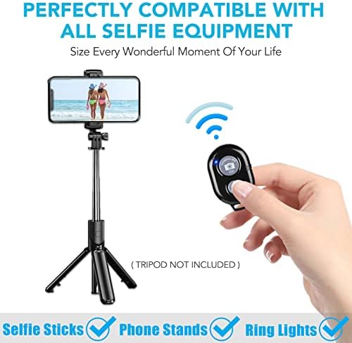 2 paket bežična Kamera daljinsko upravljanje-Bežični daljinski za iPhone & amp; Android telefone iPad iPod Tablet, kliker za fotografije