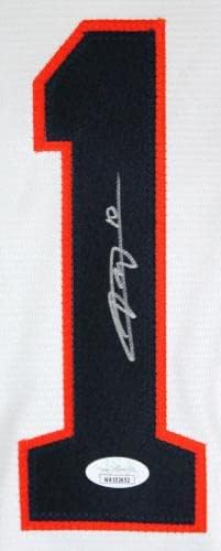 Yuli Gurriel Autographing Houston Astros Bijeli Nike Jersey- JSA W * srebrna - autogramirani MLB dresovi