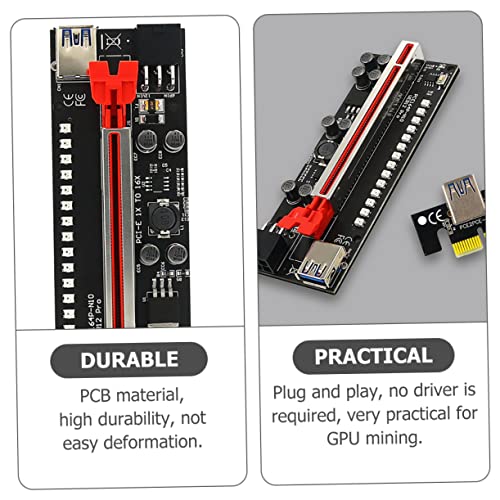 KOMBIUDA kabel 6 setovi PCIe ekstenzije GPU grafički za napajanje namenjene egying grafike LTC adapter tj. Koristite Riser I-E-E-E-E-E-E-E-E-E-E-disk