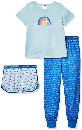 Calvin Klein djevojke odjeća za spavanje T-Shirt & PJ Shorts & pidžama pantalone Sleep Set