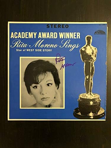 Rita Moreno potpisana autograma - Vinyl album Record LP - West Side Priča, Egot 2