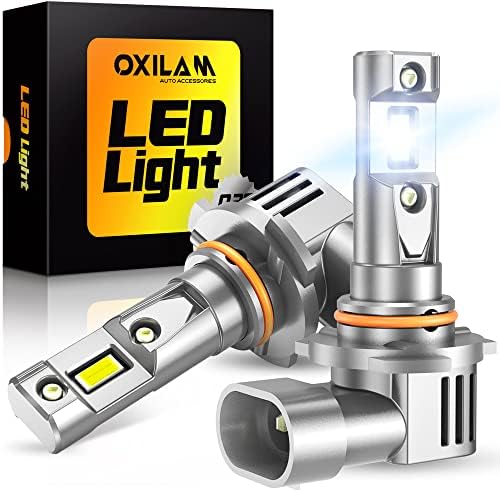 Oxilam 2023 Najnoviji žarulje od glave 9006 / HB4, 16000 LM Svjetlina 6500K Xenon White, 1: 1 Priključak za veličinu i reprodukciju