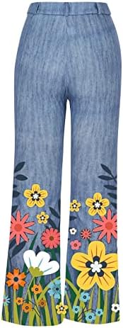Ženske čizme Jeans Stretch Skinny Flare Traperice Srednjostane traper pantalone sa džepovima Dugačka pantalona