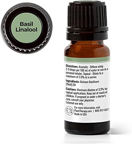 Biljna terapija Basil Linal LinalOol Eterient ulje 10 ml čisto, nerazrijeđene, terapijske ocjene