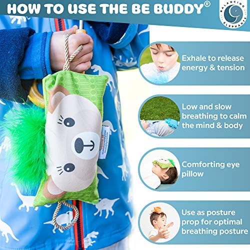 Budite Buddy Multisenzijski prijatelj za disanje, utješan jastuk za oči za djecu, torba za disanje, smirivanje kompleta, smirivanja