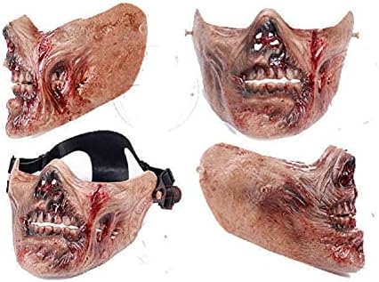 Army Half-face Corpse Walking Dead Zombie Skull Airsoft vojna Paintball oprema za zaštitu od pola lica taktička zaštitna maska