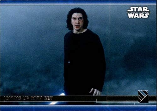 2020 TOPPS Star Wars Raspon Skywalker Series 2 Blue 80 Pridruživanje Rey-u, Kylo Ren Trading Card