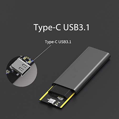 JMT PCI-E M. 2 Nvme za Usb3. 1 Tip C 10Gbps & amp; USB 3.0 6Gbps Enclosure M2 PCIE SSD Hard Disk eksterni disk kutija M ključ USB-C