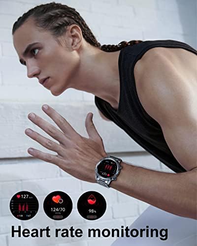 Muški pametni sat 70 Sportski mod Bluetooth Odgovor Pozivi za Android iOS telefon sa srčanim zatvaračem Monitor Health Monitor IP67