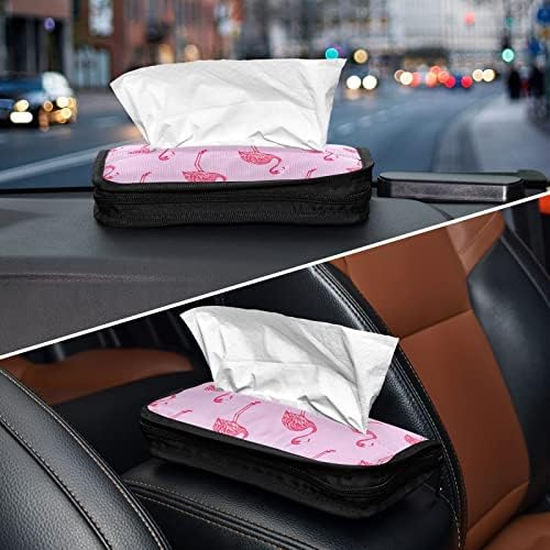 Držač za automobilski tkivo ružičasto-flamingo-zajedno dispenzer za salvet za salvete za držanje salveta BackSeat tkivo