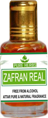 Pure bilja Zafran REAL ATTAR bez alkohola za Unisex, pogodan za prilike, stranke & svakodnevno koristi 50ml