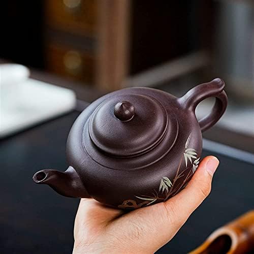 Čajnik čajnik čajnik poznati ljubičasti glina ljubičasta glina čajnik 330ml ručno izrađeni glineni kućni čaj za čaj za domaćinstvo