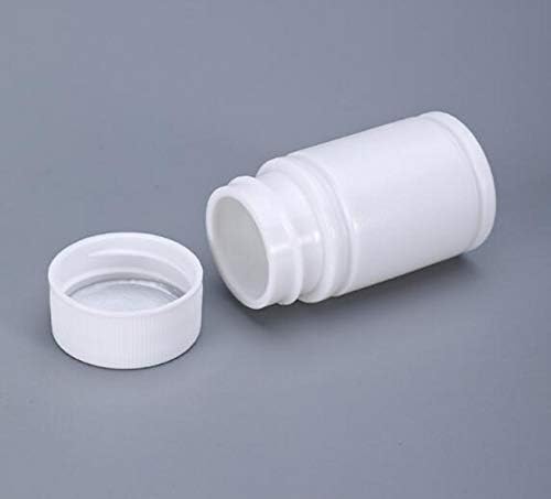 CHENGYIDA 100kom prazna prijenosni plastični prah lijek pilule tablet bočice kutija za držač posude Bijela
