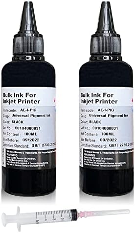 Aomya pigment Black Ink Refill Kit Premium ink Refill za HP Canon Epsn Brother Inkjet štampače sa špricom