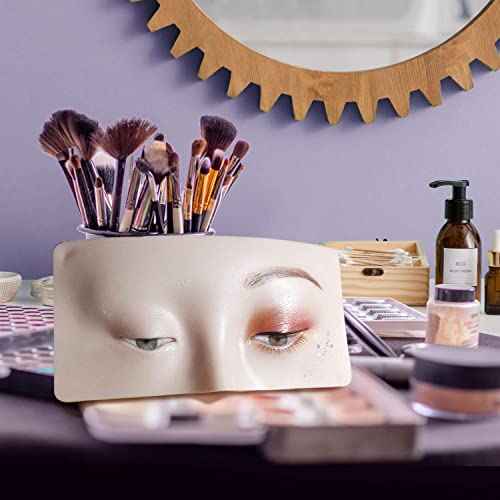 Savršena pomoć za vježbanje šminke, silikonska tabla za šminkanje očiju za šminkanje obrva-potrepštine šminkera za šminkere JYEOUX